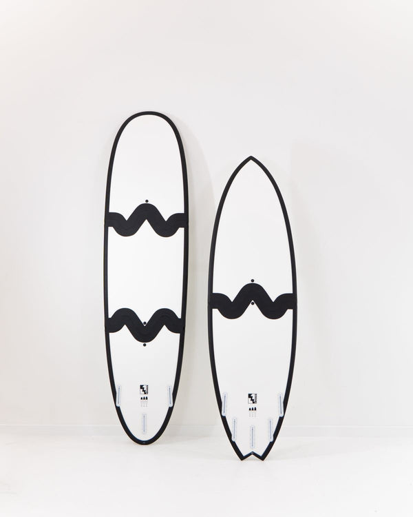 NewaveSurf Newave - 6'6" All Round Fish + 7'6" Mini-Mal + Free Boardbag Accessories