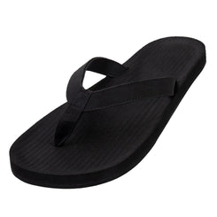 Indosole - Mens Flip Flops - ESSNTLS - Black Shoes