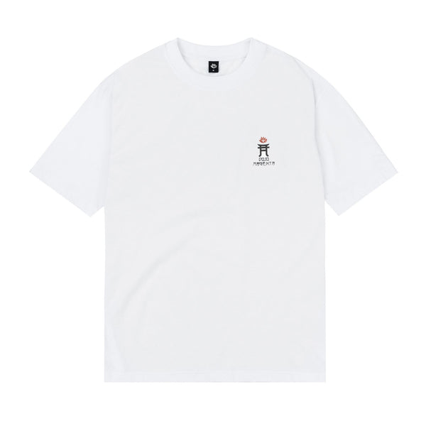 Magenta Dojo Tee White - Skatewarehouse.co.uk