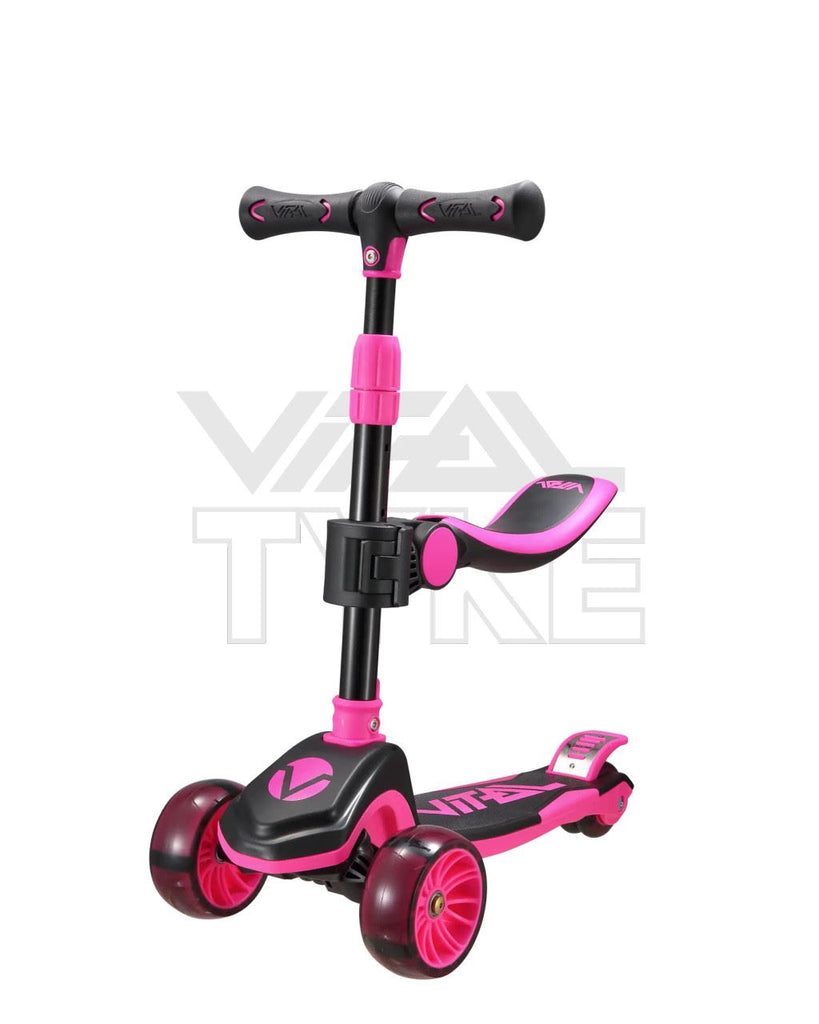 Vital Tyke 3 Wheel Scooter - Scooters - Tyke 3 Pink