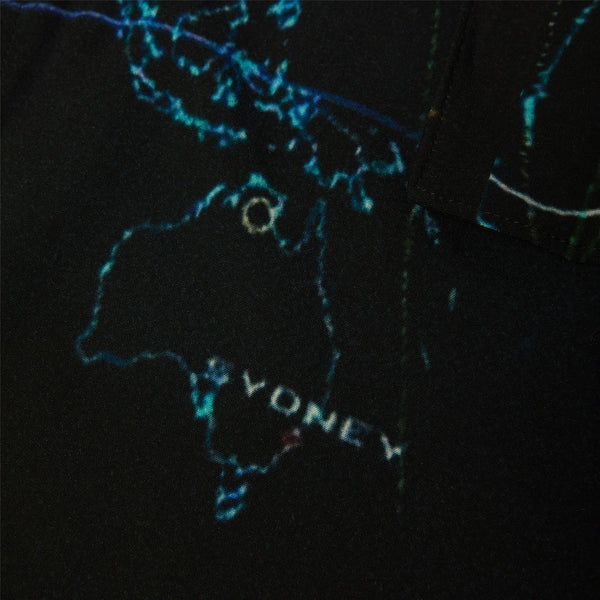 HUF Ground Control Ss Resort Shirt (Black)