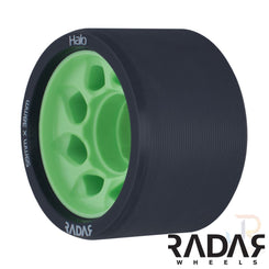 Radar (4) - Halo - Charcoal / Green - / 97a Skateboard Wheels - 59mm