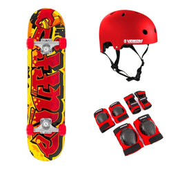 Enuff Graffiti II Red Complete Skateboard Bundle