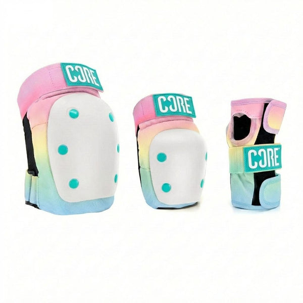 CORE Protection Skate Triple Pad Set - Pop (Knee / Elbow / Wrist)