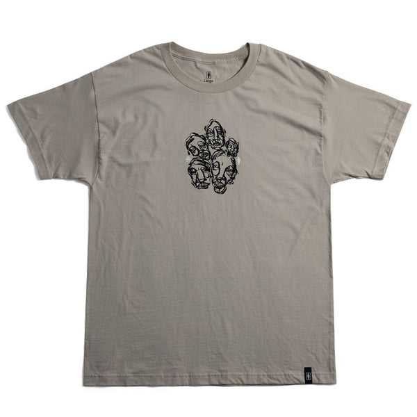 Girl Faces Tee Brown