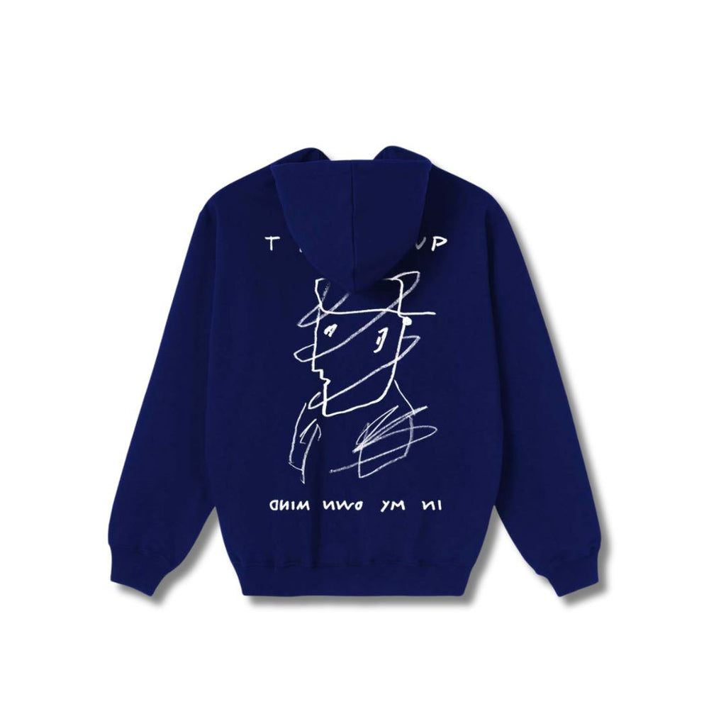 Polar Skate Co Dave Hoodie | Tied Up (Ultramarine) - XL