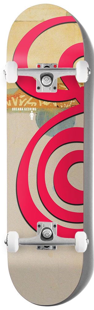 Girl Jenkins Swirls Breana Geering x Venom Custom Complete Skateboard - 8.0" - Skatewarehouse.co.uk