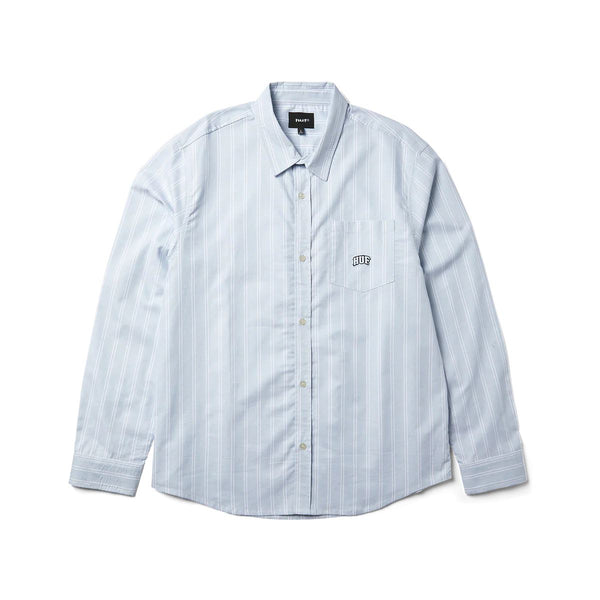 HUF Classic Arch Ls Oxford Shirt (Light Blue)