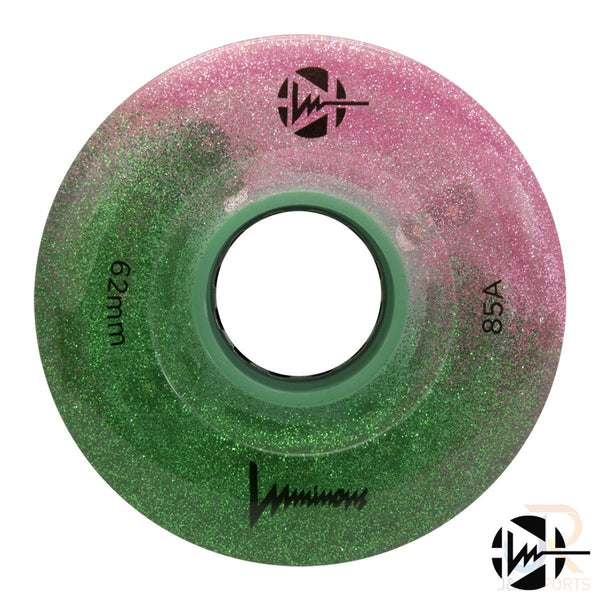 Luminous LED Quad Wheel - Pink Forest - 62mm / 85a (Unit)
