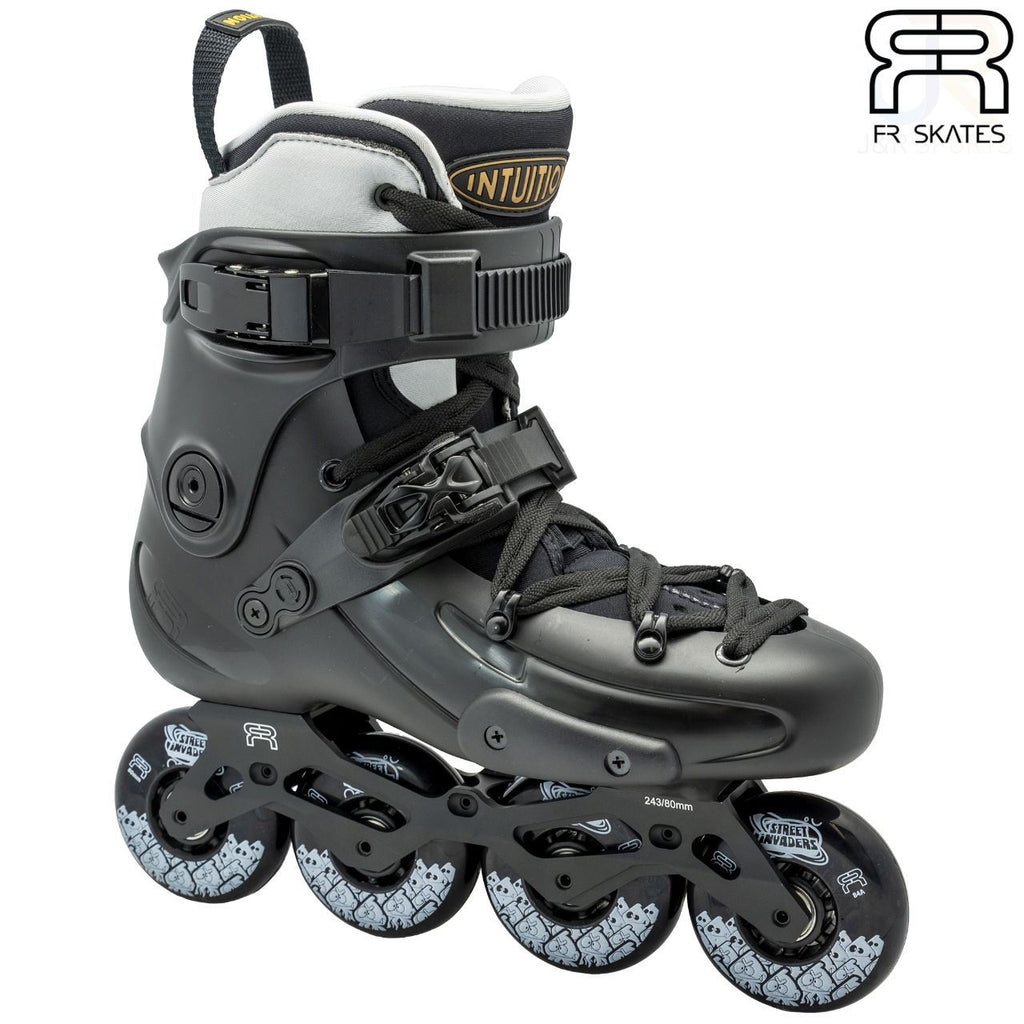 Fr Skates Fr1 Deluxe 80 Black Inline Skates - Skatewarehouse.co.uk