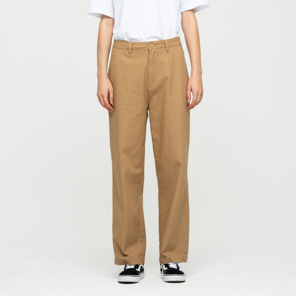 Santa Cruz Womens Pant Nolan Chino - Camel - Skatewarehouse.co.uk