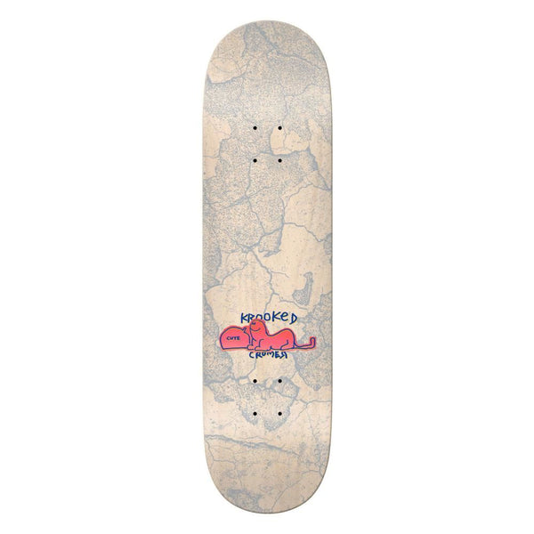 Krooked Cromer Cute Cat Skateboard Deck - 8.06