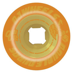 OJ Double Duro Skateboard Wheels Pastel 101a/95a - Pastel Orange - Skatewarehouse.co.uk