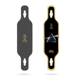 Long Island Geo V2 40"x9.4" Flex2 Fiberflex Long Island Longboard Skateboard Deck - 40.0" - Skatewarehouse.co.uk