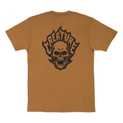 Creature T-Shirt Bonehead Flame - Brown Sugar - Skatewarehouse.co.uk