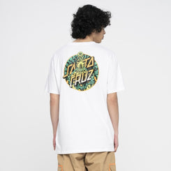 Santa Cruz T-Shirt Winkowski Volcano Dot T-Shirt - White - Skatewarehouse.co.uk