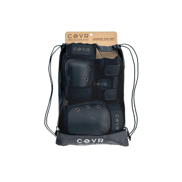 Covr Youth Junior Pad Set Matte Black M / L