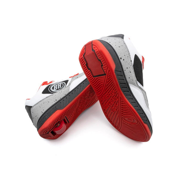 Breezy Rollers Jump - White / Grey / Red - Skatewarehouse.co.uk