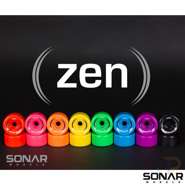 Sonar (4) Zen - Red - / 85a Skateboard Wheels - 62mm