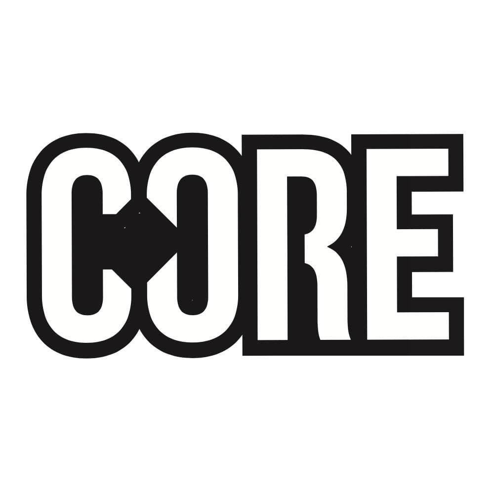CORE Sticker Classic 8cm - Black