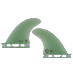 Flying Diamonds - Taylor Jensen - Edge Sides Futures - Clear Surf Fins - 4"