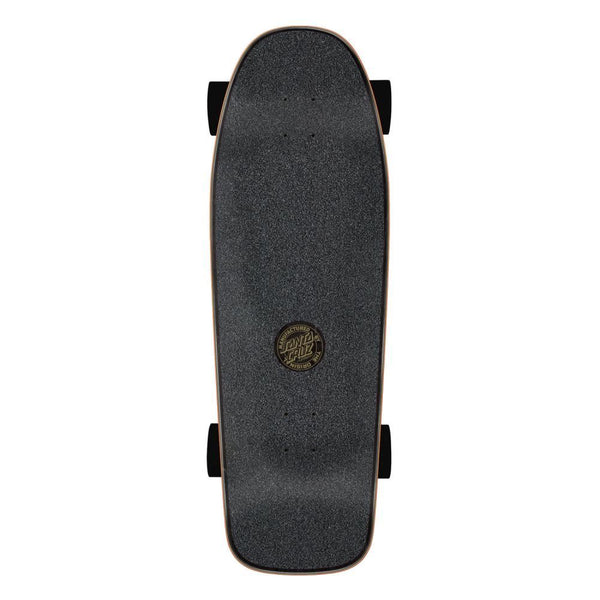 Santa Cruzer Vivid Slick Dot Surf Skate Complete Skateboard - 9.8