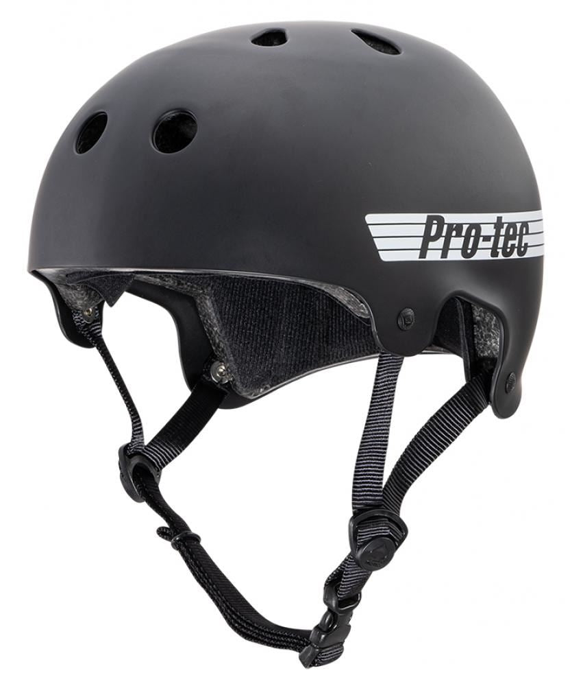 Pro-Tec Helmet Old School Cert Chase Hawk - Matte Black - Skatewarehouse.co.uk