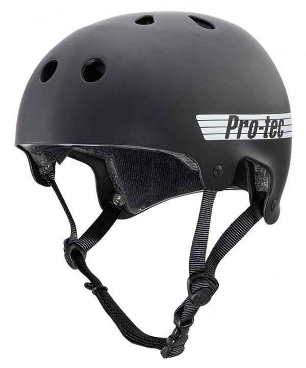 Pro-Tec Helmet Old School Cert Chase Hawk - Matte Black - Skatewarehouse.co.uk
