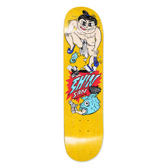 Polar Skate Co Shin Sanbongi - Bongi Boy - Yellow Skateboard Deck - 8.25"