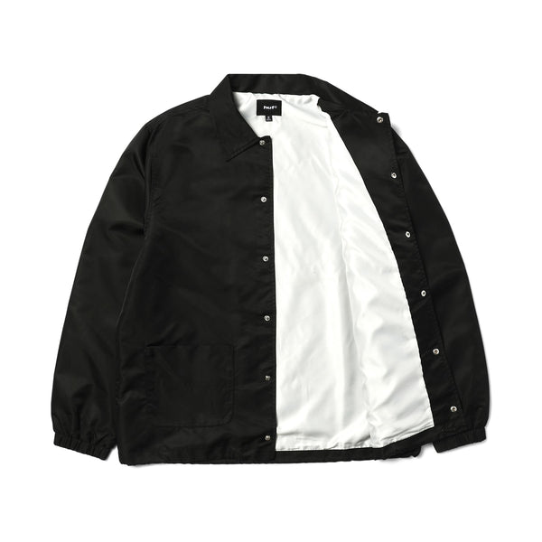 HUF 89 Coaches Jacket (Black / White)