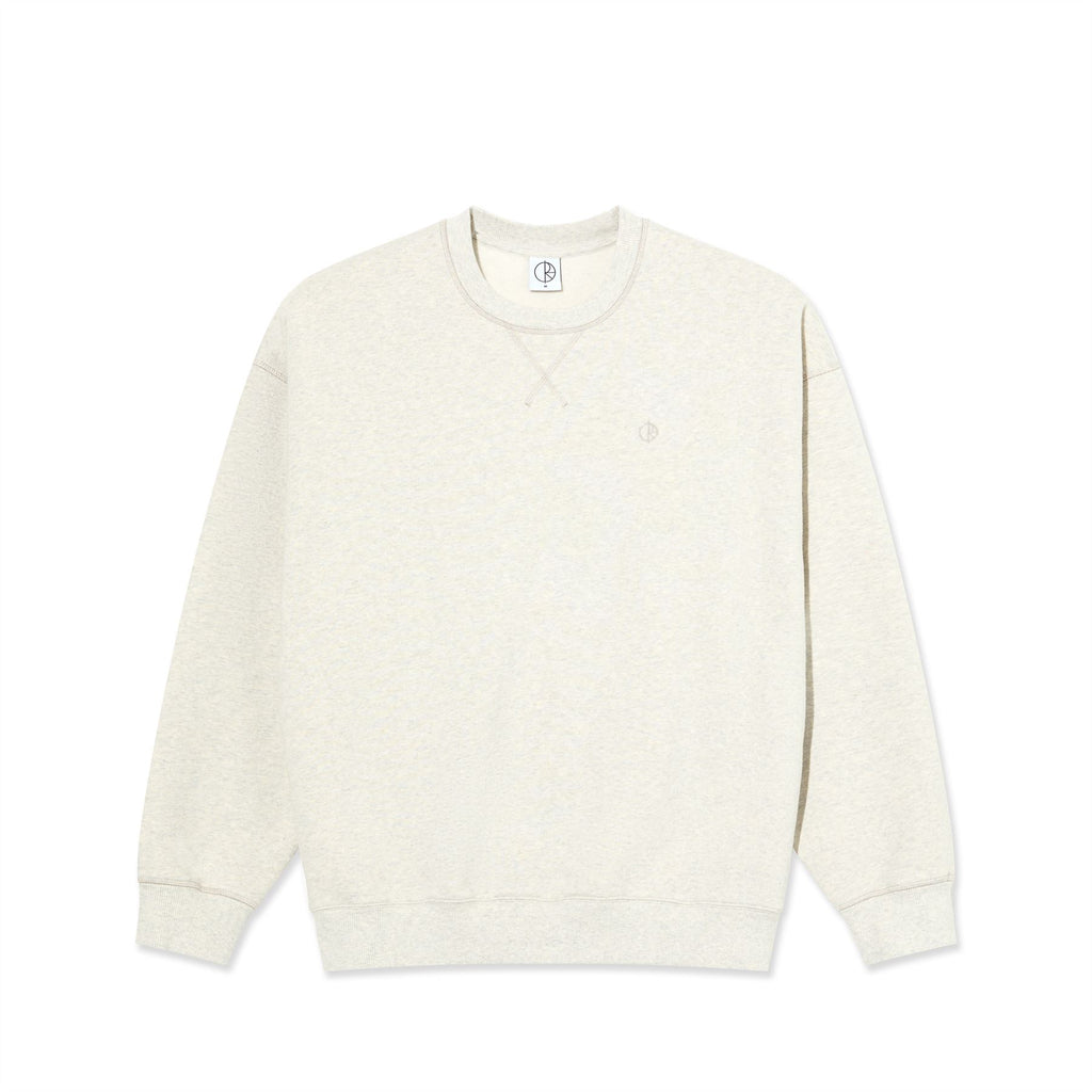 Polar Skate Co Frankie Crewneck (Ivory Grey Melange)