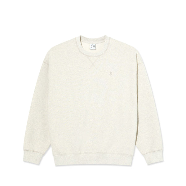 Polar Skate Co Frankie Crewneck (Ivory Grey Melange)