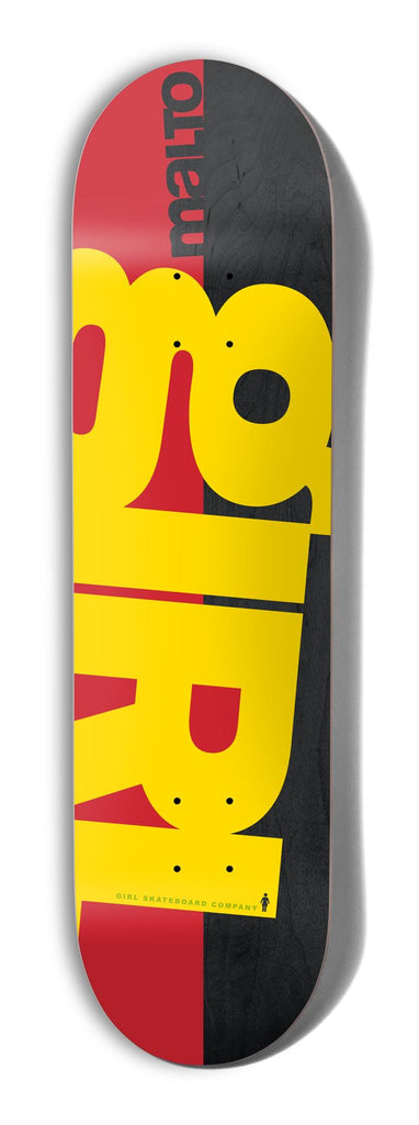 Girl Rising Sean Malto Twin Tip Skateboard Deck - 8.0"