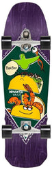 Krooked Barbee Shrimp Taco x Carver Custom Surf Skate Skateboard C7 - 9.3" - Skatewarehouse.co.uk