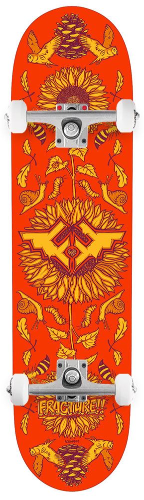 Fracture x Adswarm 2 Custom Complete Skateboard - 8.0