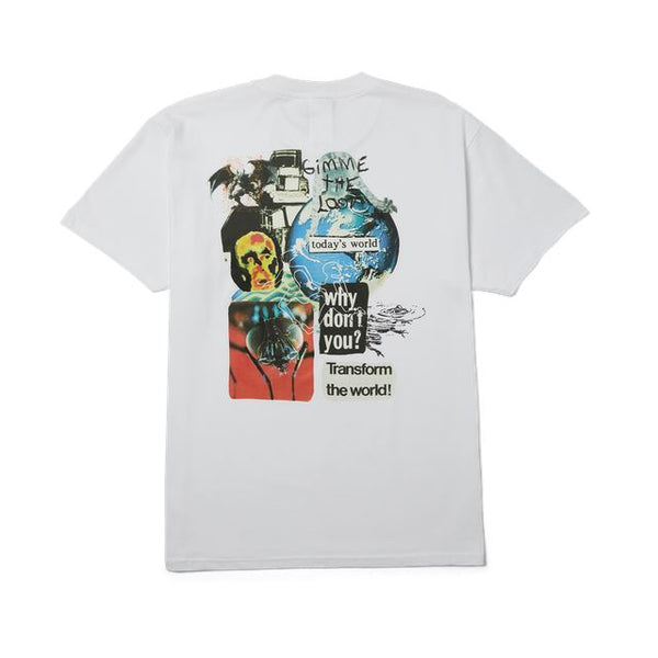 HUF Gimme The Loot Ss Tee (White)