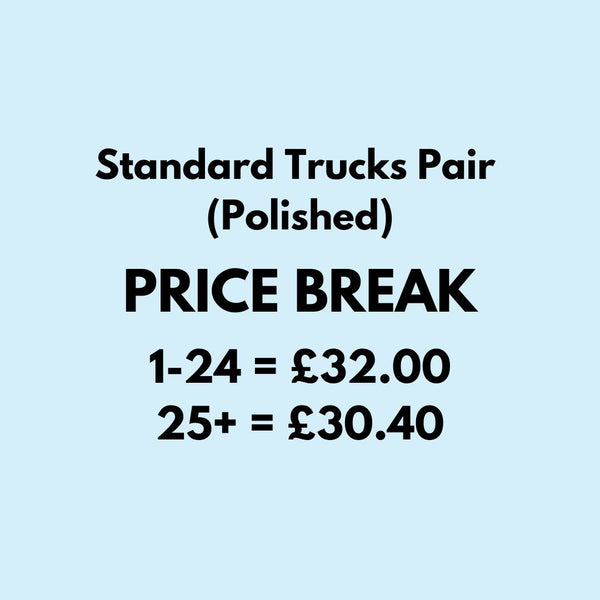 Thunder Standard Trucks Pair (Polished) Skateboard Trucks - 148 - Skatewarehouse.co.uk