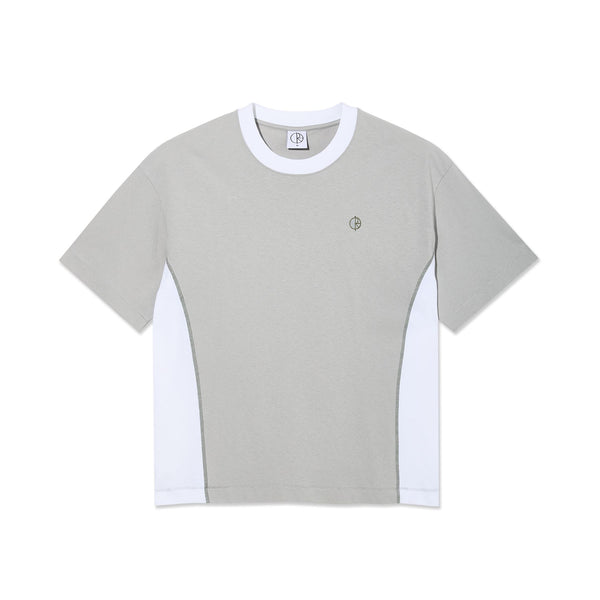 Polar Skate Co Surf Panel Tee (Silver / White) - XL