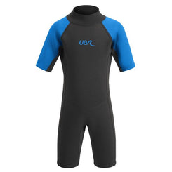 Sharptooth Kids Short Length Wetsuit - Blue