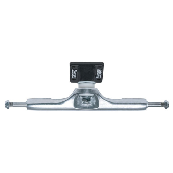 Slappy ST1 Hollow Wide Boy Polished / Black Skateboard Trucks - 10.5