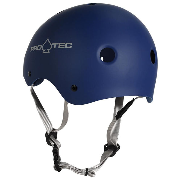 Pro-Tec Helmet Classic Cert - Matte Blue - Skatewarehouse.co.uk