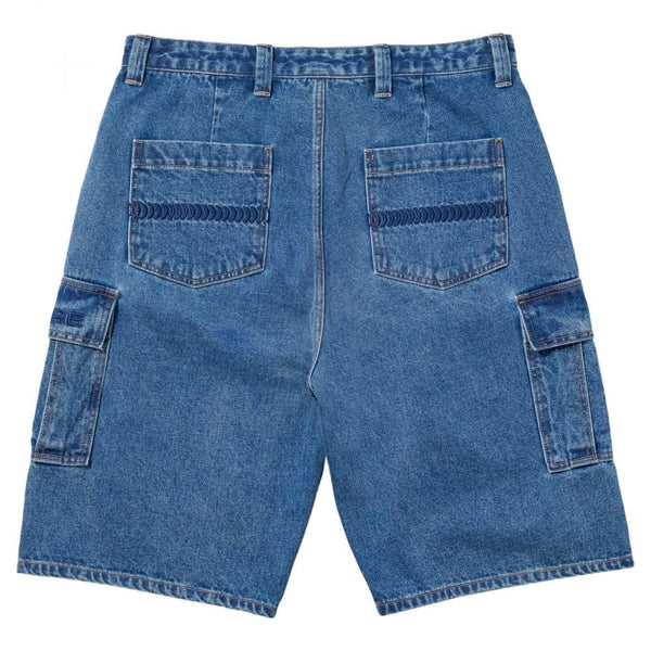 Spitfire Shorts Classic '87 Denim Cargo Short - Light Stone Wash - Skatewarehouse.co.uk