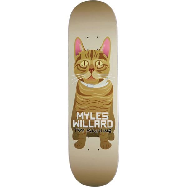 Toy Machine Willard 'Cat' Skateboard Deck - 8.13" - Skatewarehouse.co.uk