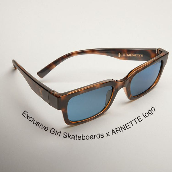 Girl x Arnette Bigflip Sunglasses Tortoise Polarised - Skatewarehouse.co.uk