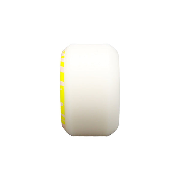 Quasi P-Thane Conical Shape (Yellow / Pink) Skateboard Wheels - 52mm