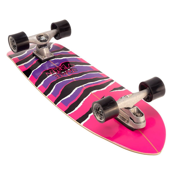 Carver JOB Pink Tiger - Surfskate Cruiser Skateboard Deck - 10.25