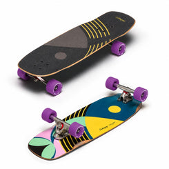 Loaded Boards Ballona Willy - All Around - Fat Free Purple Longboard Complete