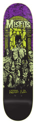 Zero Skateboard Misfits A.D. GITD Skateboard Deck - 8.25" - Skatewarehouse.co.uk