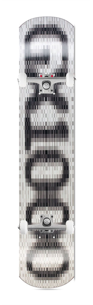 OG Logo Blur (White) x Venom Custom Complete Skateboard - 8.25"