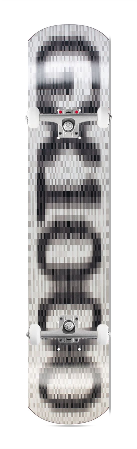 OG Logo Blur (White) x Venom Custom Complete Skateboard - 8.25